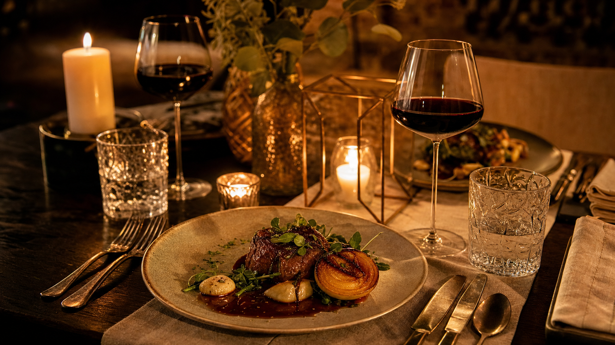 Private chef dinner